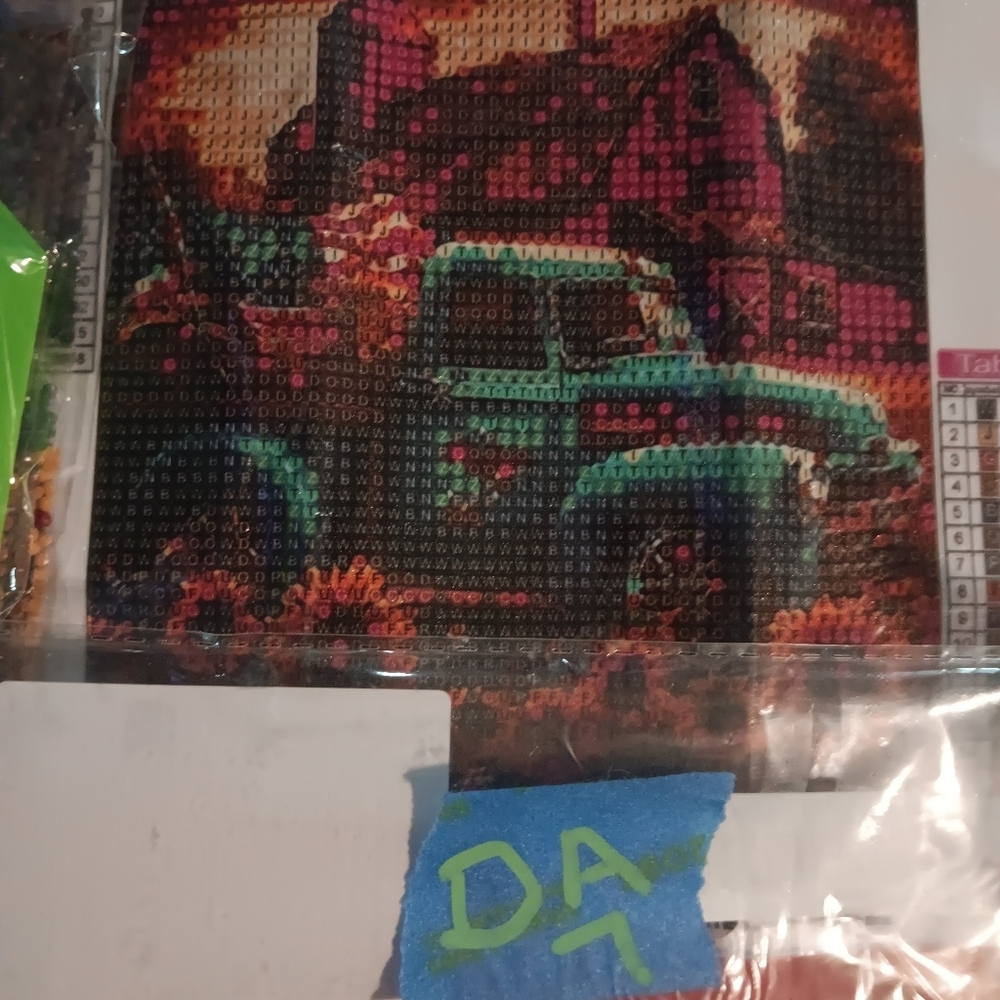 Diamond Painting Kit with Truck Design 20x20 - Picture 5 of 5